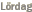 Lördag