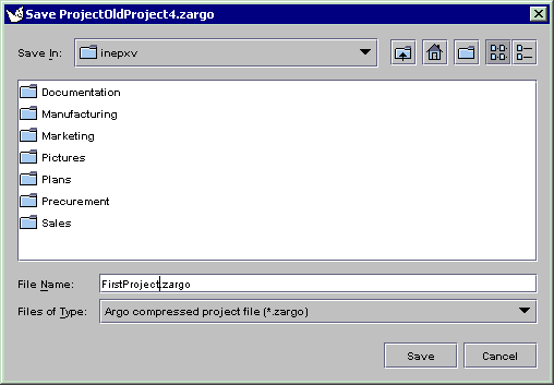 File chooser dialog
