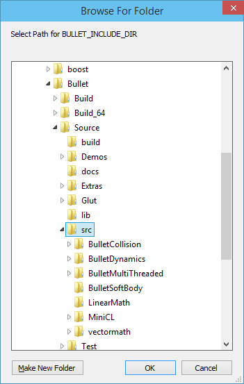 Example BULLET_INCLUDE_DIR image
