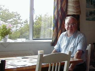 Peadar by the sea view.