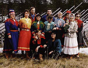 Sámi family