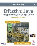 Cover file for 'Effective Java Programming Language Guide'