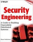 Cover file for 'Security Engineering: A Guide to Building Dependable Distributed Systems'