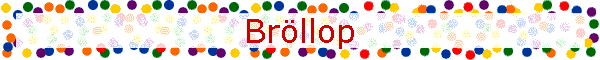 Bröllop