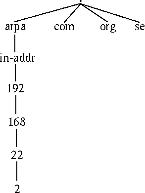 IP-hierarkiträd i DNS